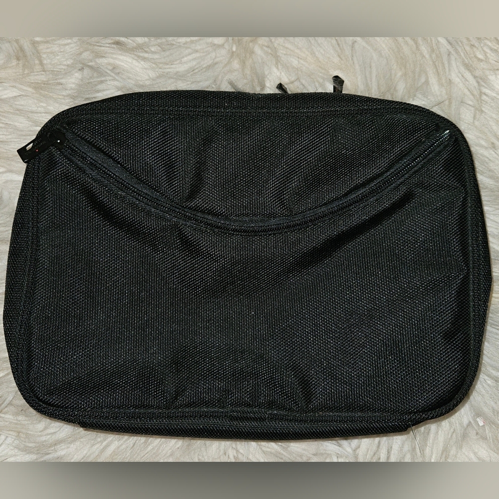 U.S. Luggage Hanging Travel Toiletry Bag Black | Multi-Compartment Organizer